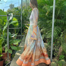 Load image into Gallery viewer, Printed maxi dress