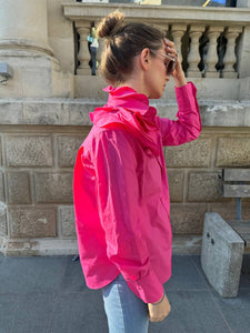 Fuchsia cotton blouse