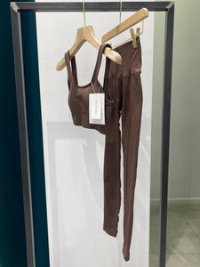 Brown sport suit