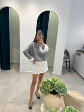 Load image into Gallery viewer, Mini white rose skirt