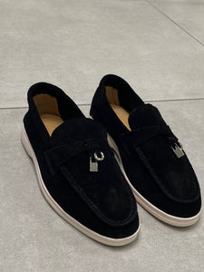 Black loafers