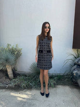 Load image into Gallery viewer, Sleeveless mini tweed dress