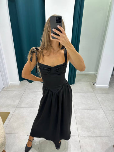 Black  midi dress