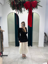 Load image into Gallery viewer, Black sequin midi dress