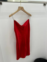 Load image into Gallery viewer, Mini  sparkling satin  dress